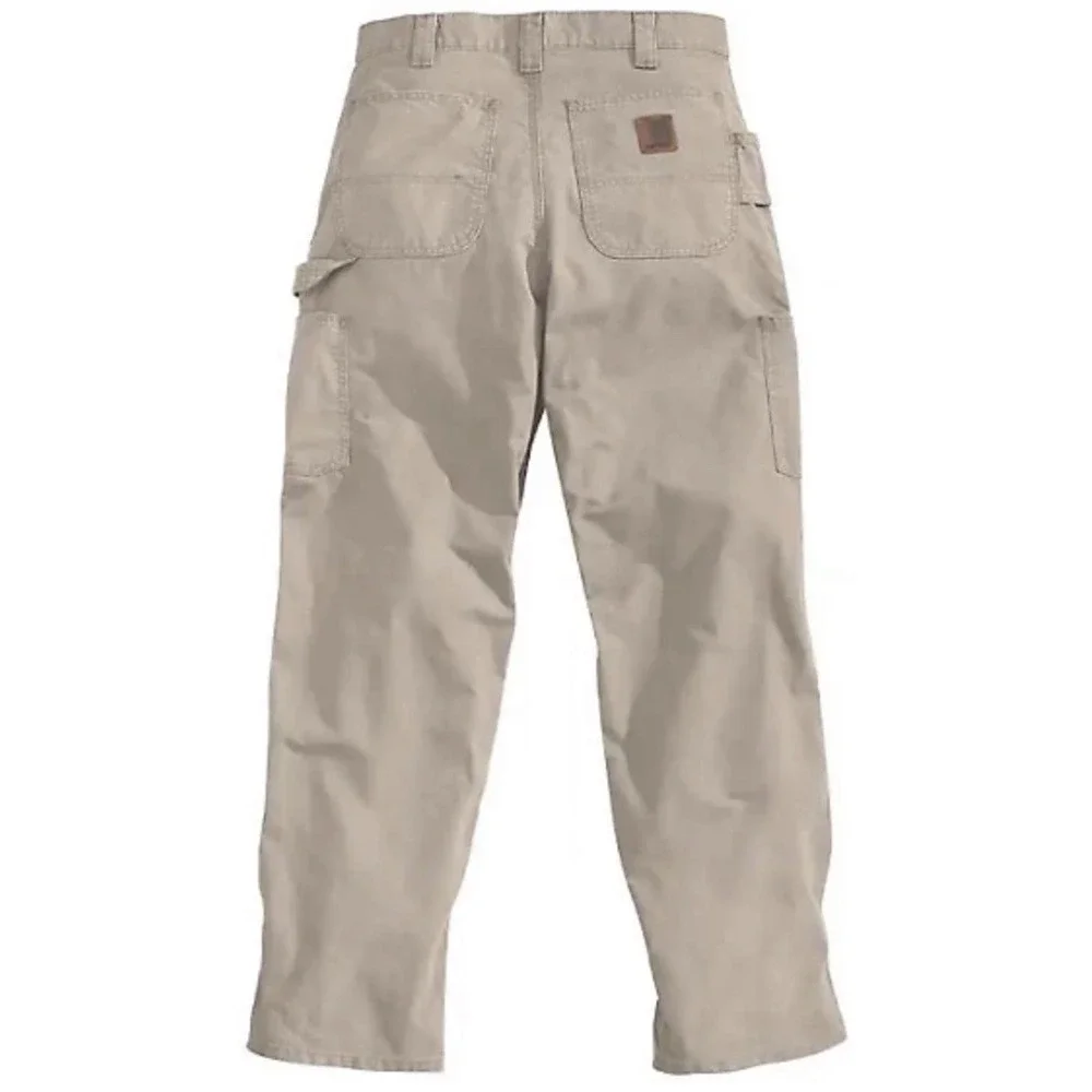 New Carhartt Loose Fit Canvas Utility Work Pant Tan BN0151-M Size‎ 35x33 Actual